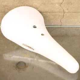 *KASHIMAX* MRS-2H bmx saddle (white)