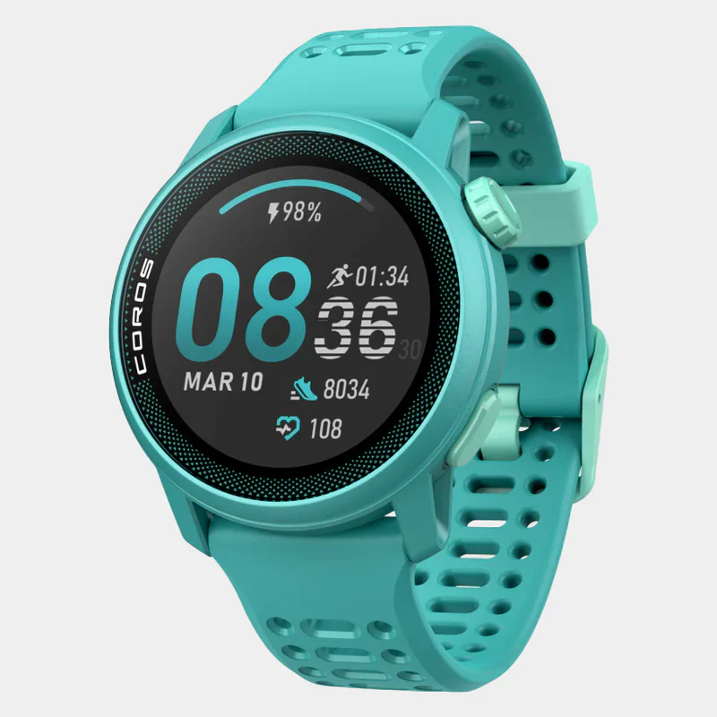 New! Coros Pace 3 GPS Sport Watch Running Biking Emerald Silicone Band 39g