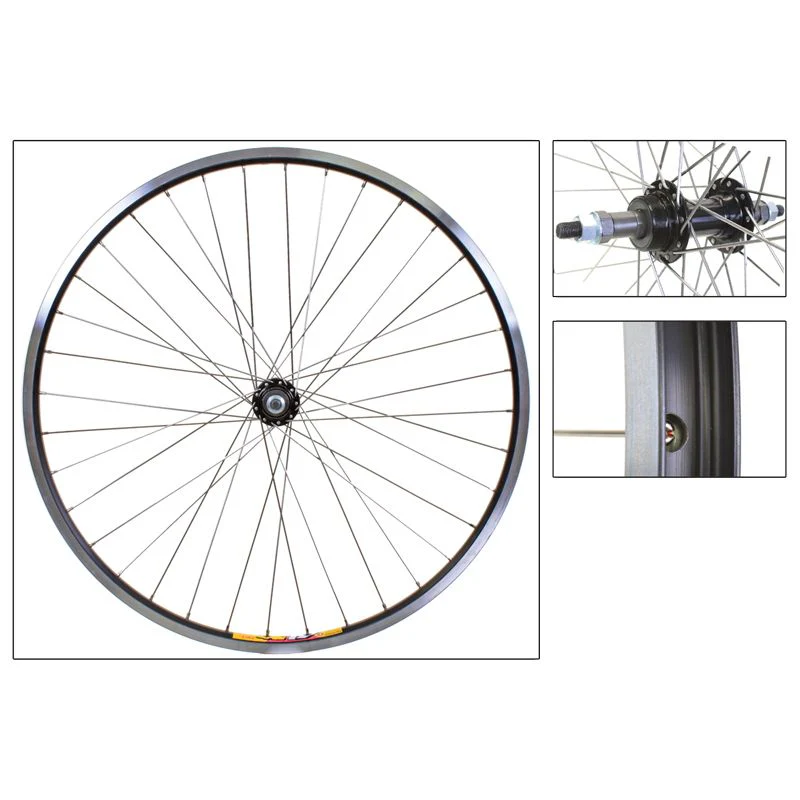 Wheel Rear 26X1.5 Wei Zac19 Bk Msw 36 Aly Fw 5/6/7Sp Bo Bk 135Mm Ss2.0Sl