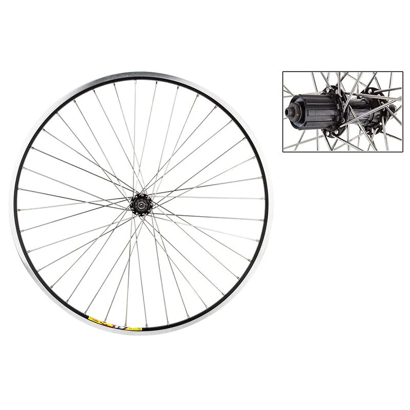 Wheel Rear 700 Wei Zac19 Bk Msw 36 Aly Cass 8/9Sp Bk 135Mm 12Gss