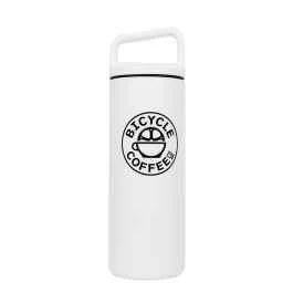 *BICYCLE COFFEE* wide mouth 16oz (white)