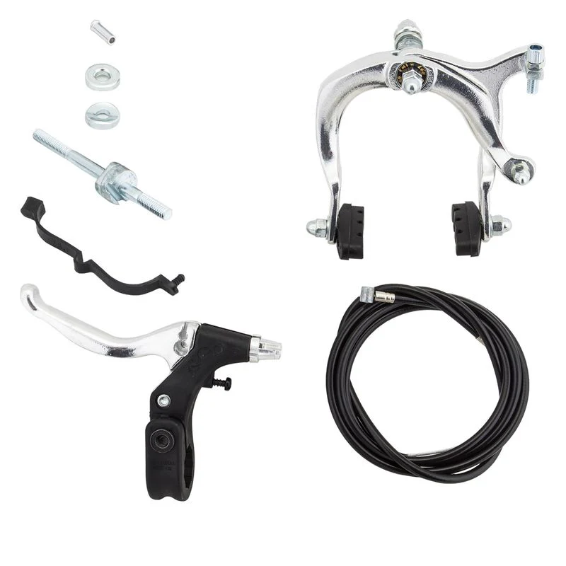 SunLite MX1000 BMX Alloy Rear Side Pull Bicycle Brakeset w/ FT BOLT Silver