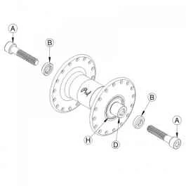 *PHILWOOD* track hub replacement parts