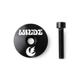 *WILDE* logo top cap (black)