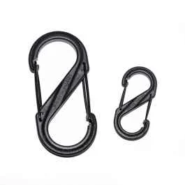*NITE IZE* strong plastic S-biner (black)