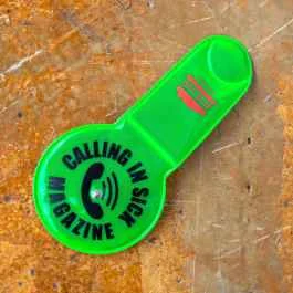 *CALLING IN SICk×BLUE LUG* reflector clip (green)