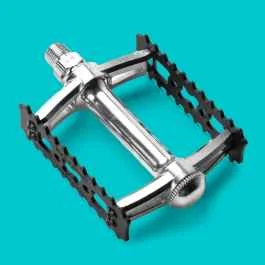 *CRUST BIKES* north bank pedal (silver)