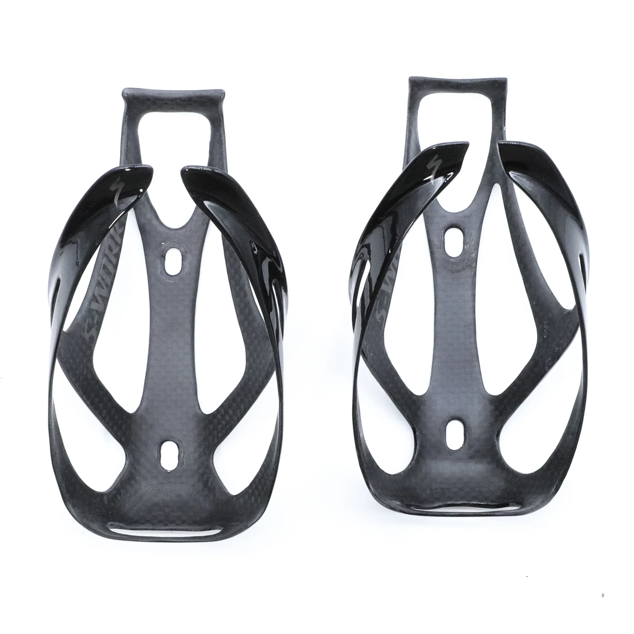 Specialized S-Works Rib III Gloss Carbon Top Load Bottle Cages Pair - 48g