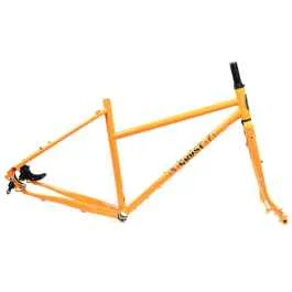 *CRUST BIKES* evasion step through frame (orange speckle)