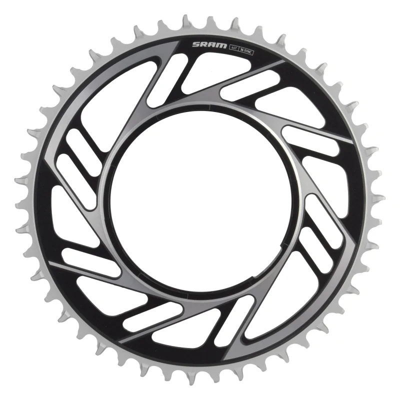 SRAM RED XPLR X-Sync Thread Mount Chainring -46t 12/13-Speed Thread Mount For RED XPLR AXS PM Spider 6.5mm Offset BLK/Silver E1