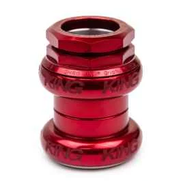 *CHRIS KING* 1 1/8" gripnut headset (red/SV)
