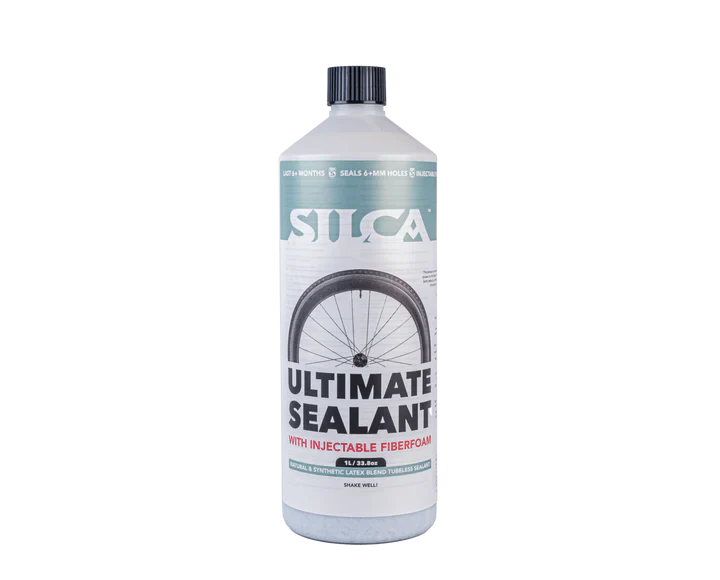 New! Silca Ultimate Sealant w/ Injectable Fiberfoam Bike Tire Sealant 1L / 33.8oz