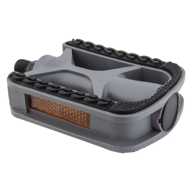 PEDALS SunLite NON-SLIP GRAY w/RUBBER 1/2