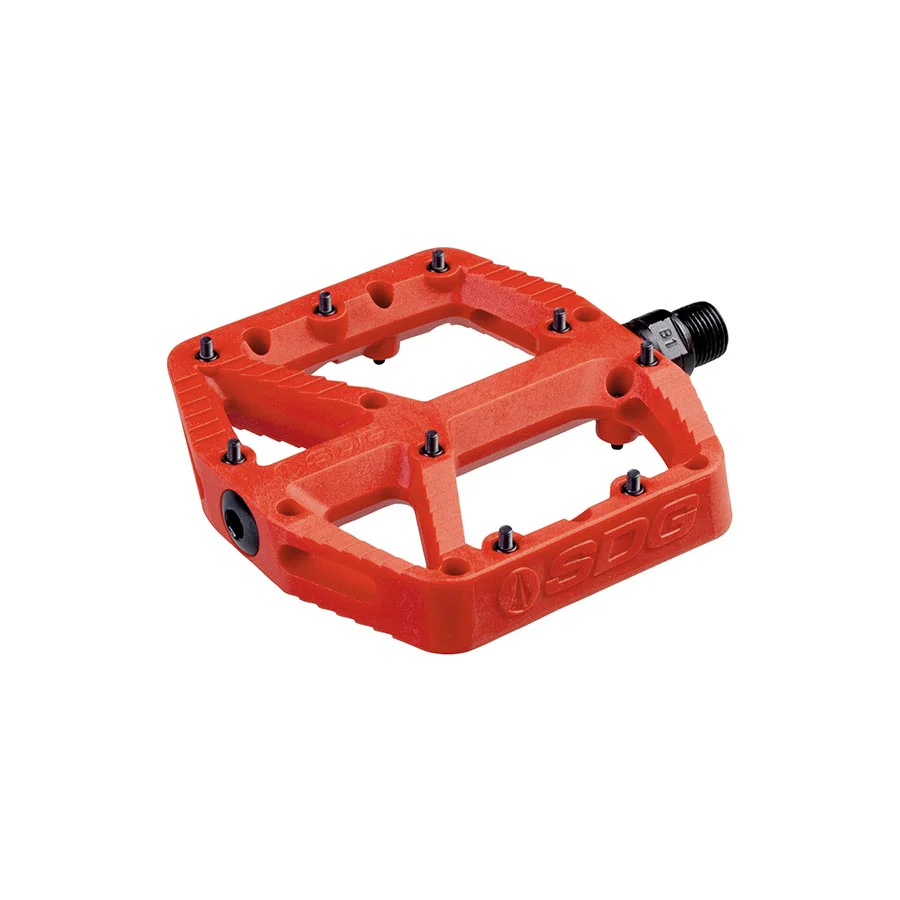 SDG Comp Pedals - Platform Composite9/16"Red