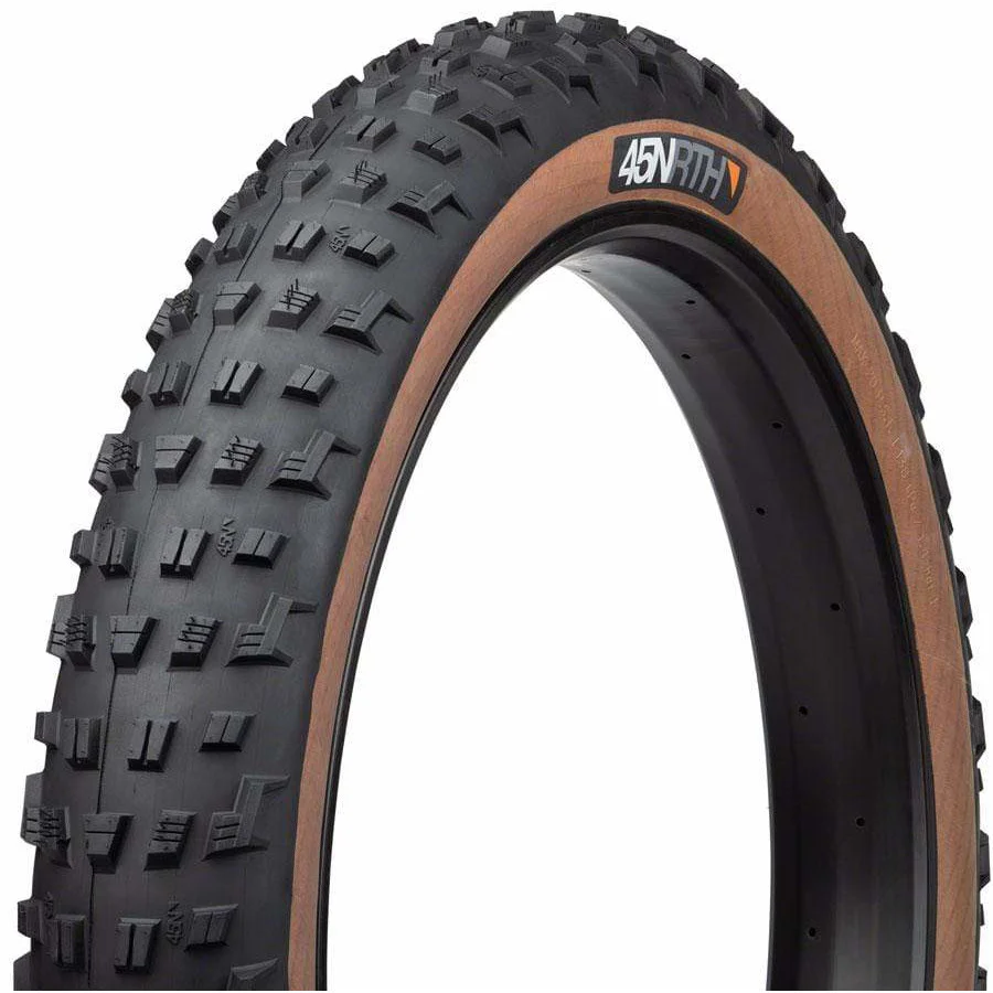 45NRTH Vanhelga Tire - 27.5 x 4 Tubeless Folding Tan 60 TPI