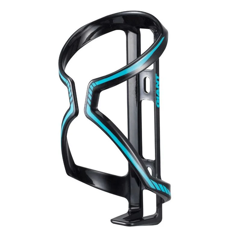 Giant Bicycles Airway Composite Bicycle Water Bottle Cage / Black/Teal / 31g