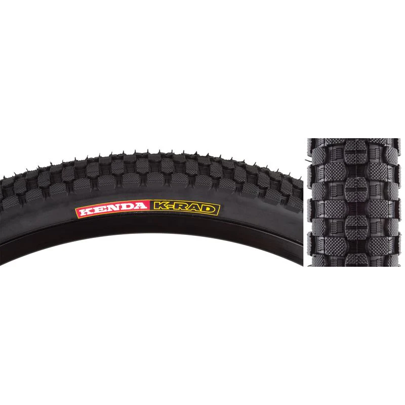 Kenda K-Rad Tire - 24 x 1.95, Clincher, Wire, Black