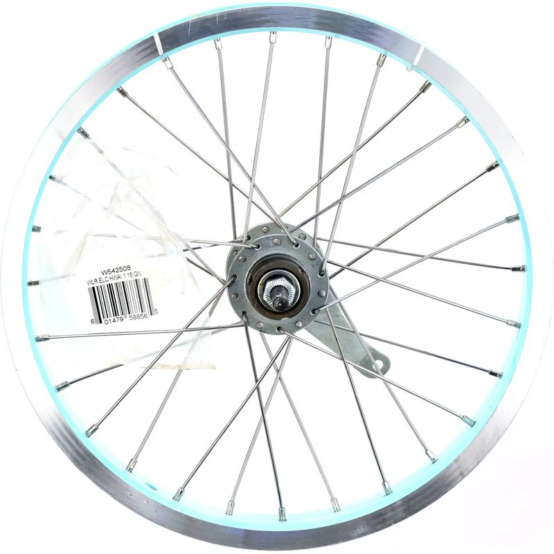 Electra Hawaii 16" Rear Wheel, Clincher, Circlip, Coaster Brake, Steel, Blue