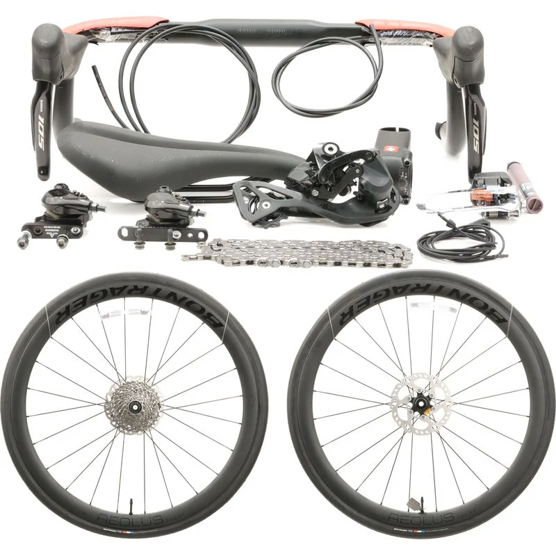 Shimano 105 Di2 12-Speed Build Kit, Aeolus Pro 37 Wheelset, Carbon Bars, Disc