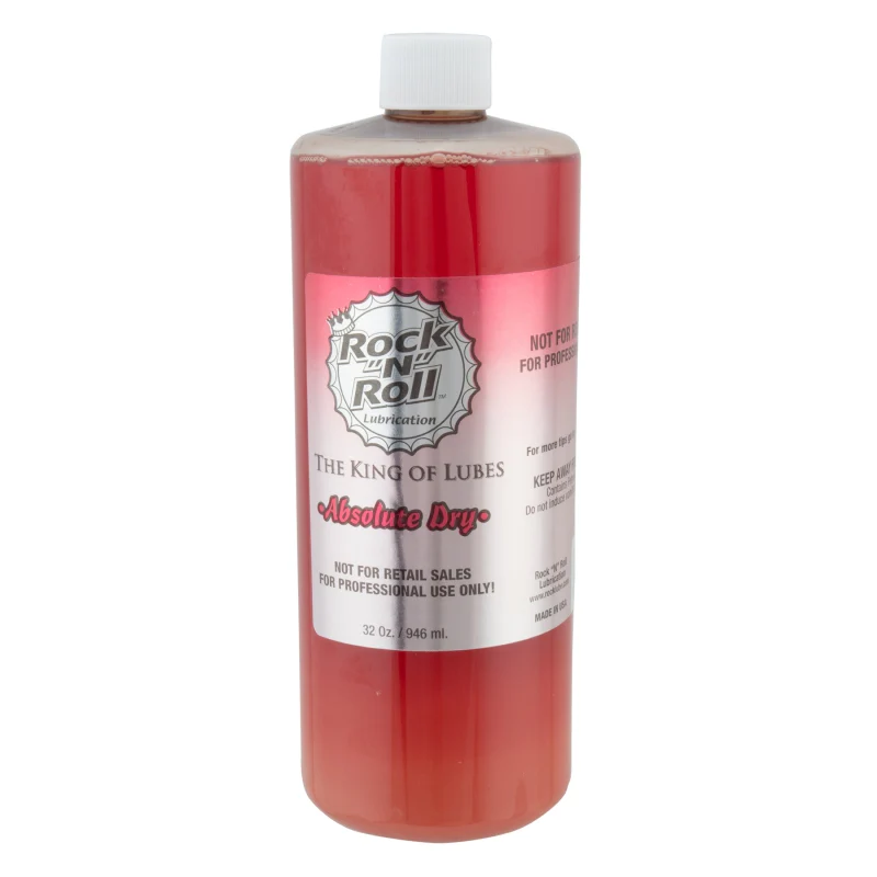 Rock-N-Roll Rock N Roll AbsoluteDry Bike Chain Lube - 32oz Drip