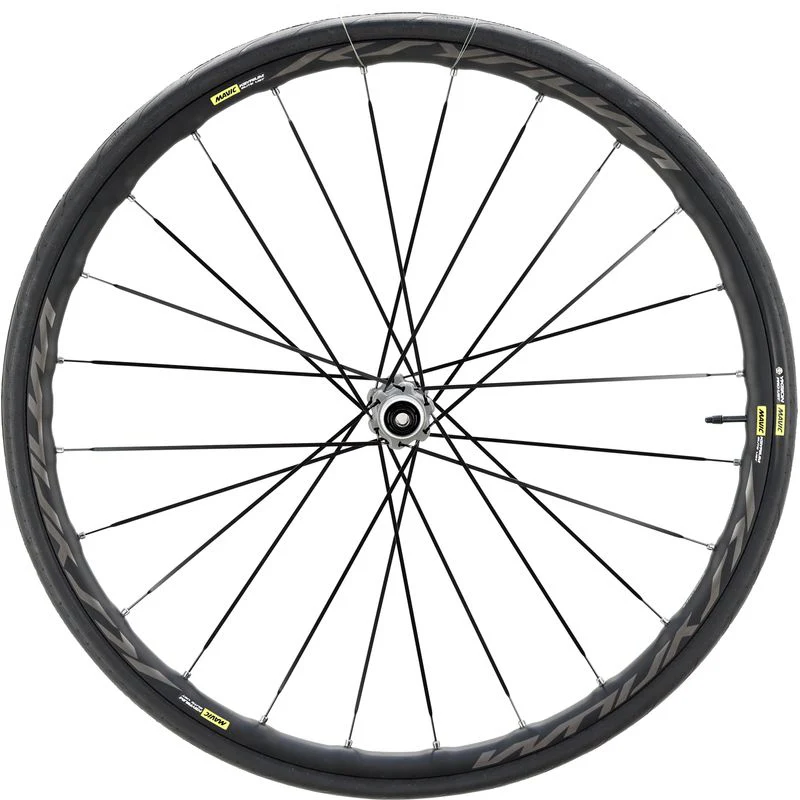 Mavic Ksyrium Elite Road Front Wheel, 700c, Alum, TLR, 12x100mm TA, Centerlock