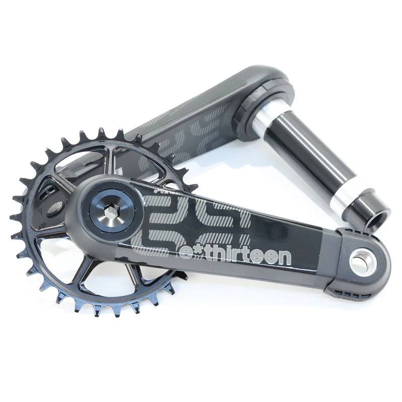 e*thirteen LG1 Race Carbon Crankset, 165mm x 73mm, 30mm Spindle, 30T, 55mm CL