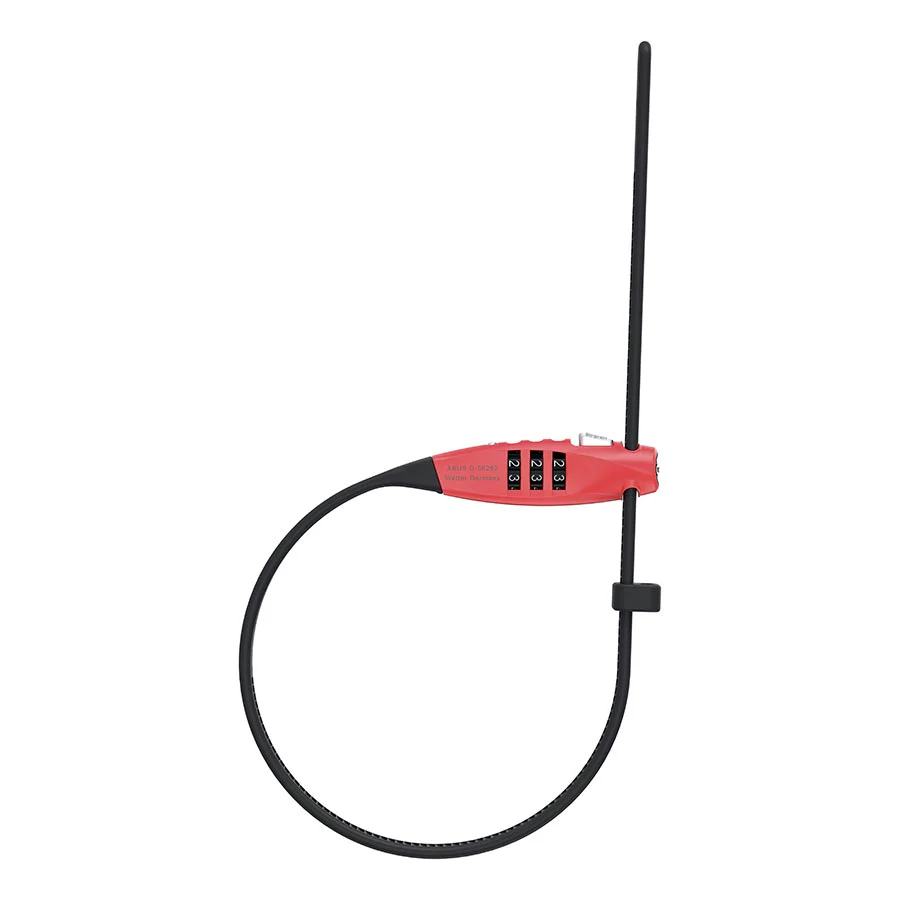 Abus Combiflex Travel Guard Combo Lock - Red