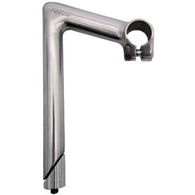 Nitto NTC-DX Technomic Deluxe Quill Stem, 50mm, 26.0 Clamp, Silver, -17°