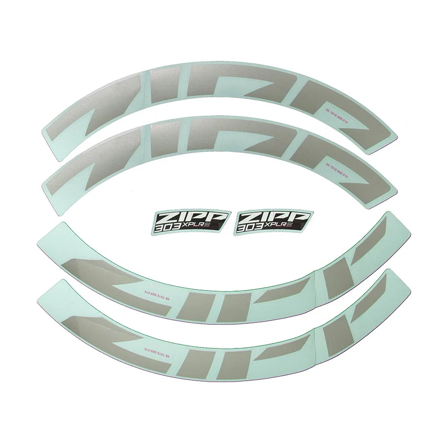 Zipp Speed Weaponry Zipp Decal Set - 303 XPLR S Complete for One Wheel