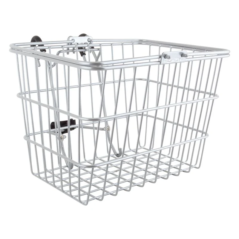 BASKET SunLite Front WIRE L/O Standard Silver w/BRACKET