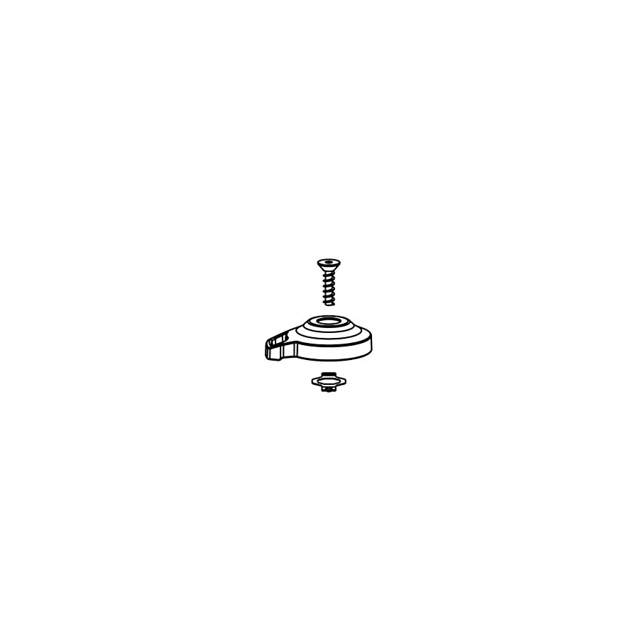 RockShox Motion Control RL Compression Adjuster Knob Kit Screw Reba RL 2012-2016/Recon Sektor Gold 2011-2016