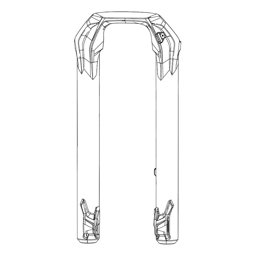 RockShox Lower Leg BoXXer C1 27.5" 20 x 110 mm Boost Spacing Diffusion BLK