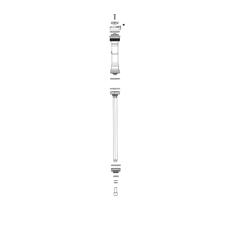 RockShox Compression Damper - Remote Turnkey Motion Control 17mm POPLOC Pre-2013 PUSHLOC 35 SILVER A135 SILVER A1