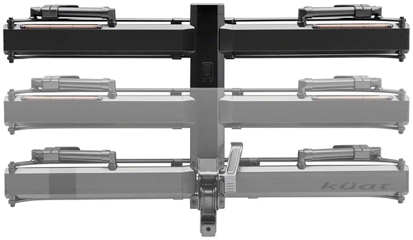 Kuat Piston Pro X Hitch Bike Rack Add-On - 1-Bike, LED Lights with 4-Pin Plug, Kashima Coat, Galaxy Gray