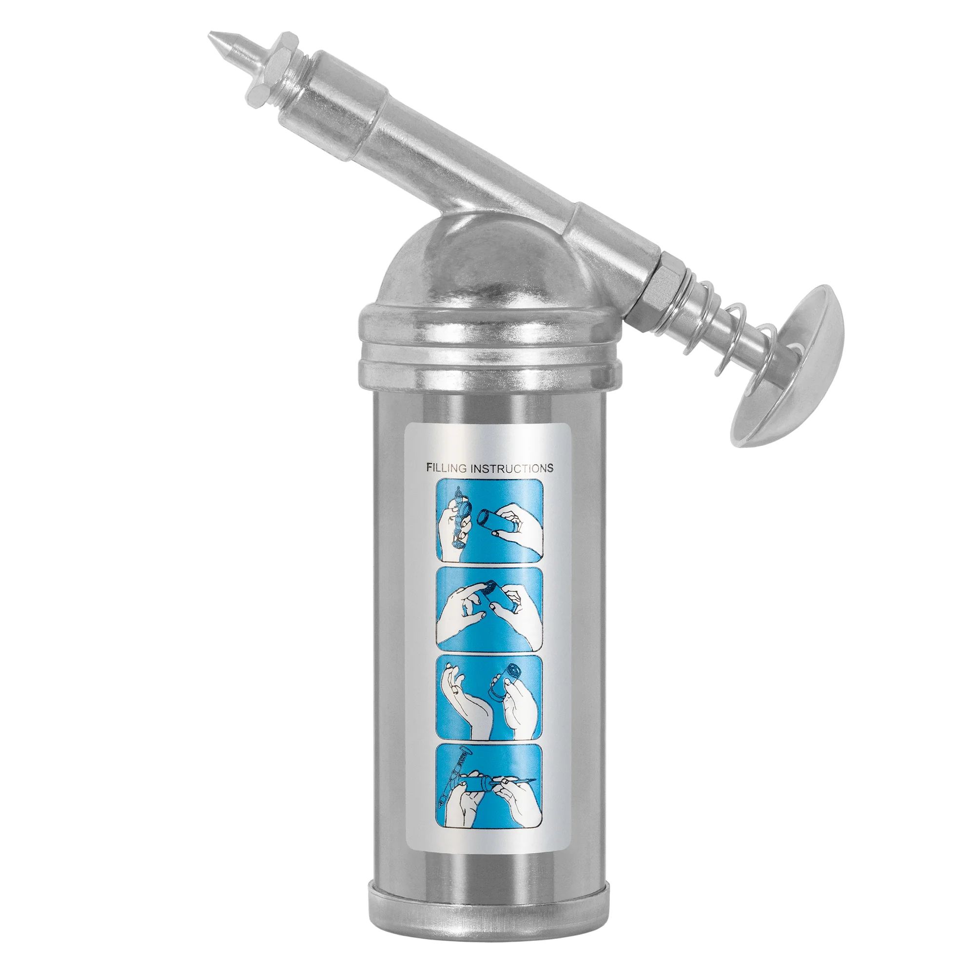 CyclingDeal Quality Mini Grease Gun Injector - 80c.c. 3 oz One-Hand Operation Small Pistol Grip Compact Dispenser Injector - Standard