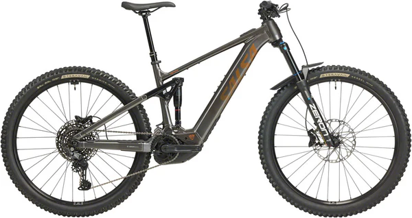 Salsa Notch Cues 10 Ebike - 29", Aluminum, Charcoal Black, Large