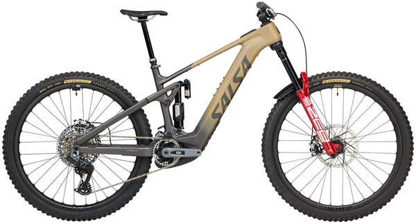 Salsa Notch C GX AXS Transmission Ebike - 29", Carbon, Black / Walnut, Large