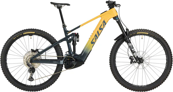 Salsa Notch C Deore 12 Ebike - 29", Carbon, Slate / Apricot, X-Large