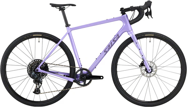 Salsa Warbird C Rival GX Eagle AXS Bike - 700c, Carbon, Lilac, 56cm