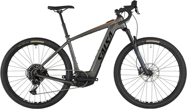 Salsa Tributary Apex Eagle SUS Ebike - 29", Aluminum, Charcoal, X-Large