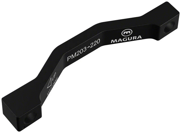 Magura QM 46 Disc Brake Adaptor - Adapts 220mm Rotor to 203mm Post Mount