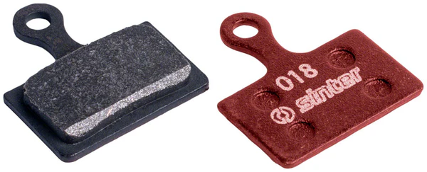 Sinter Red s514 Compound Organic Disc Brake Pads - Shimano Type K, Sinter Type 018, One Pair
