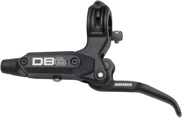 SRAM DB6/4 Disc Brake Lever Assembly - Left, Aluminum Lever Blade, Diffusion Biack, A1
