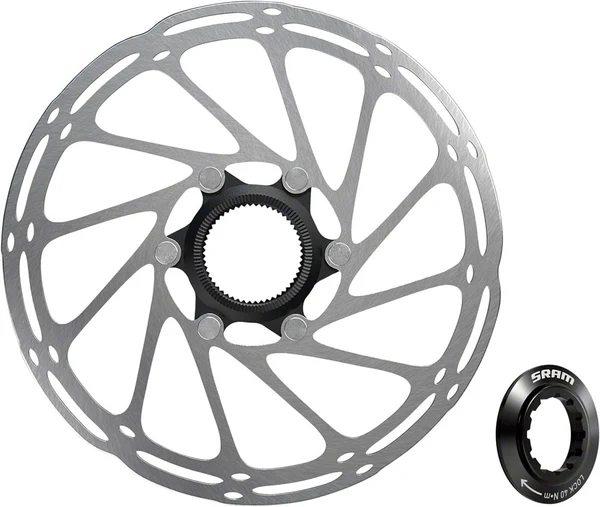 SRAM CenterLine Disc Brake Rotor - 180mm, Center Lock, 2.0mm, Includes Internal Tooled Lockring