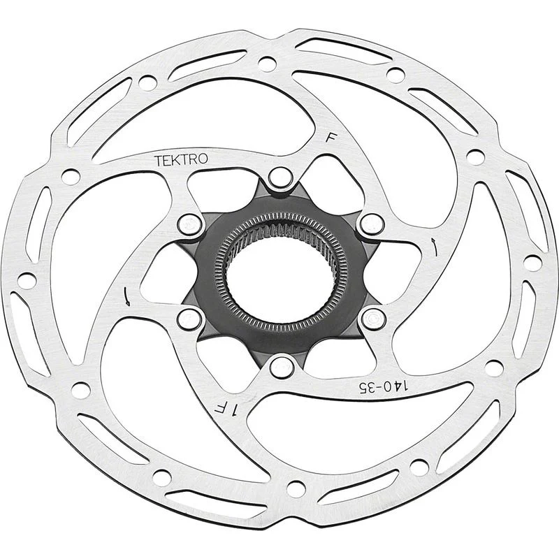 Tektro TR160-35 Disc Brake Rotor - 160mm, Center-Lock, Silver
