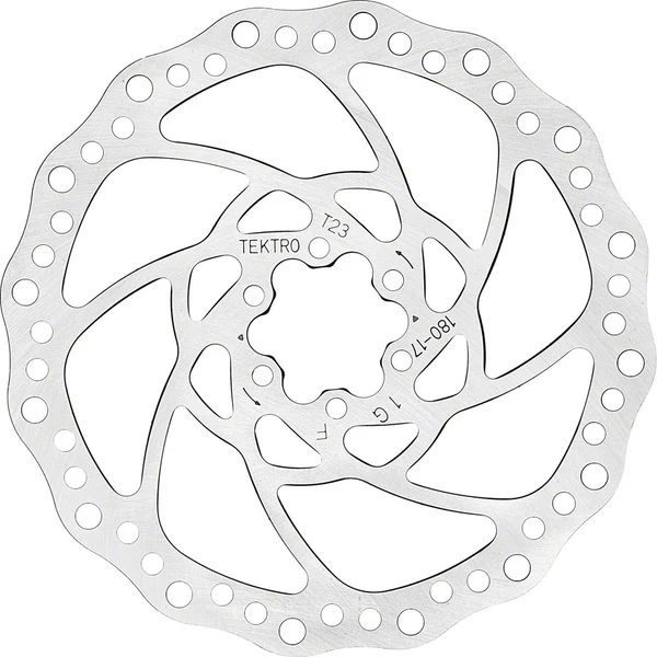 Tektro TR180-17 Disc Brake Rotor - 180mm, 6-Bolt, 2.3mm Thickness