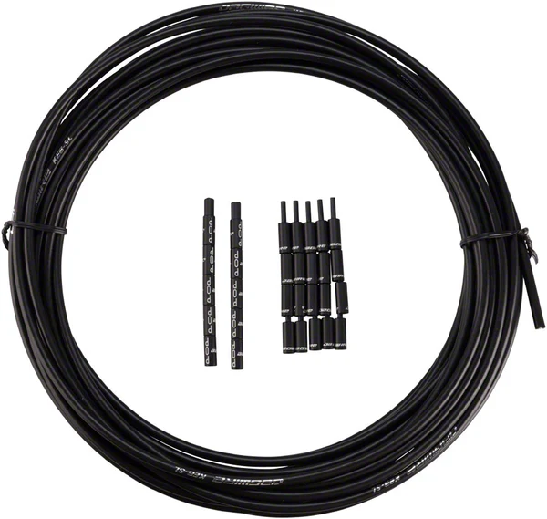 Jagwire 5mm Pro Compressionless Brake Housing w/ Slick-Lube Liner 10M Roll Black