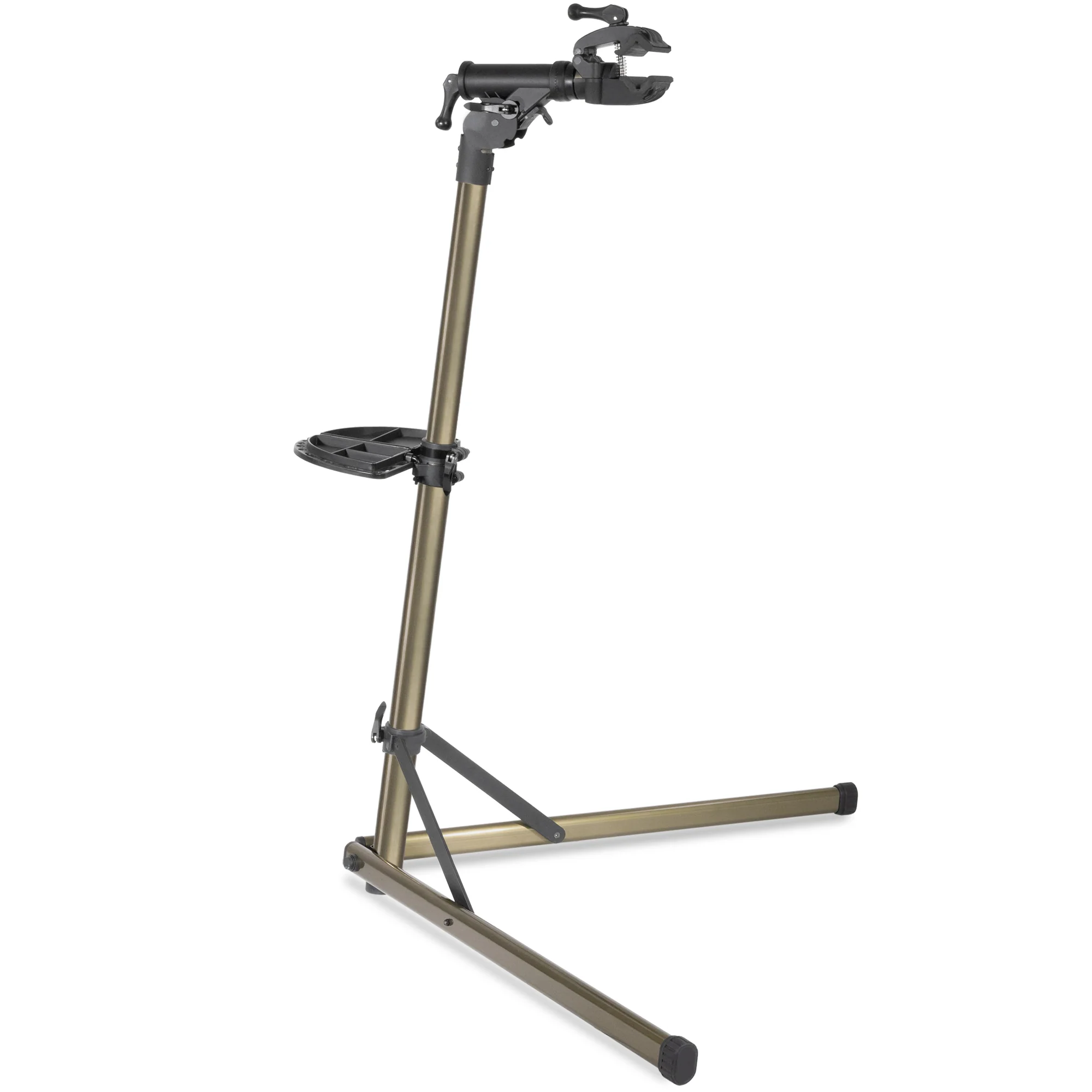 CyclingDeal Bike Repair Stand - Home Portable Bicycle Mechanics Workstand (Max 55lbs/25kg) - for Mountain MTB Road Bikes Maintenance Stand with Improved Designs - Adjustable & Foldable