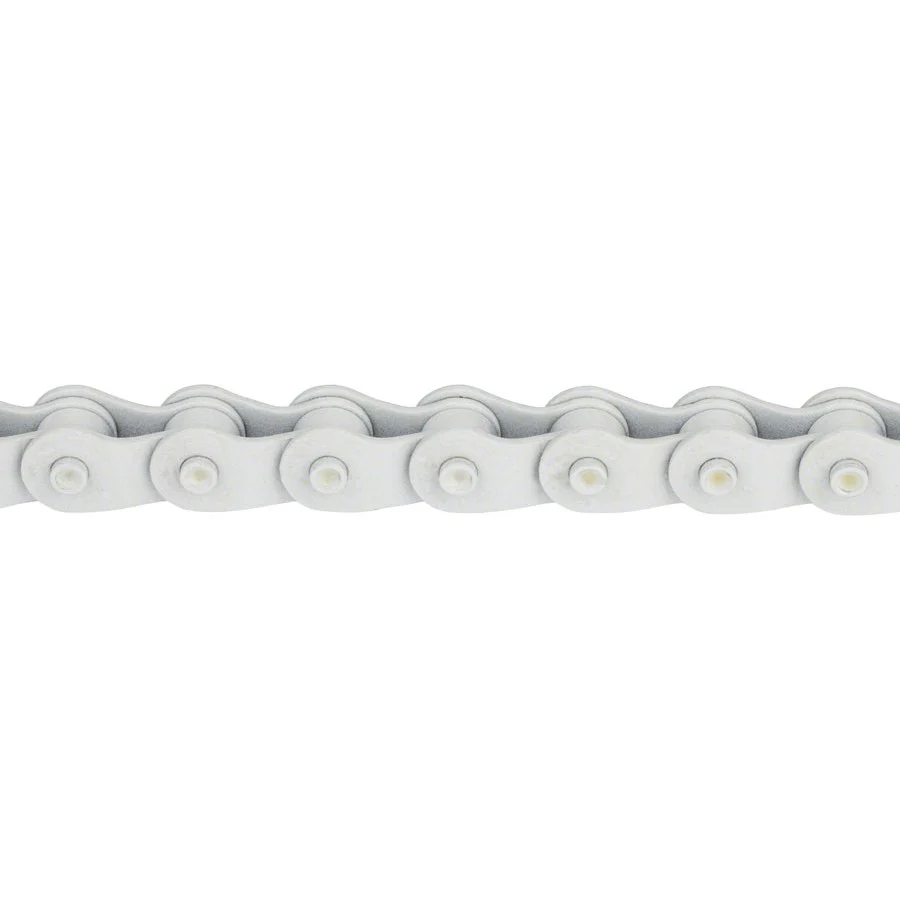 The Shadow Conspiracy Interlock V2 Chain - Single Speed 1/2" x 1/8", 98 Links, Half Link Chain, White