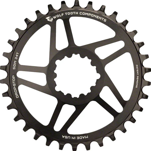 Wolf Tooth Direct Mount Drop-Stop 28T Chainring for SRAM Mountain GXP Cranks